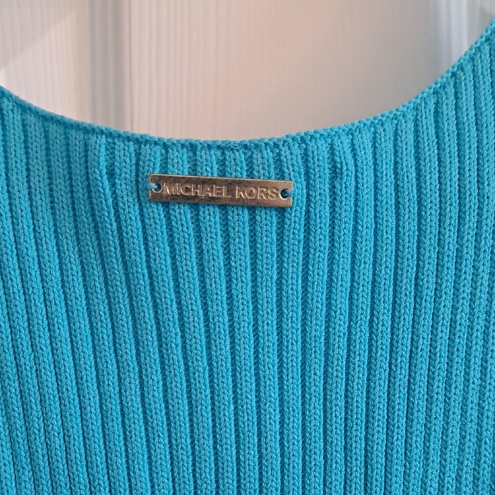 Michael Kors Turquoise Midi Dress - Picture 4 of 5